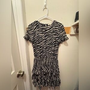 MICHAEL Michael Kors Zebra Print Dress